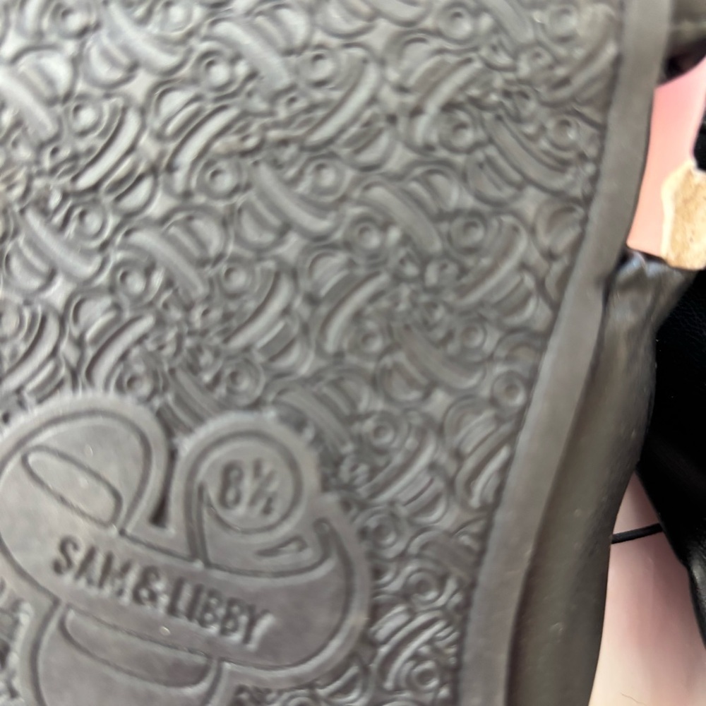 NWT Sam & Libby Black Sandals Slip On SZ 8.5 - Picture 7 of 11